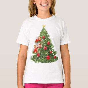 Engel dekorieren den Christbaum T-Shirt