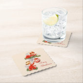 Engel dekorieren den Weihnachtsbaum-Untersetzer Untersetzer (Vor Ort)