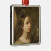 Engel der Ankündigung Silbernes Ornament (Rechts)