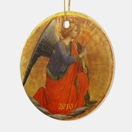 Engel der Ankündigungs-Gewohnheit datiert Keramik Ornament (Links)