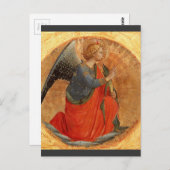 Engel der Annunziation c1437 Postkarte (Vorne/Hinten)