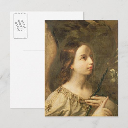 Engel der Annunziation Postkarte (Vorne/Hinten)