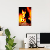 Engel der bodenlosen Grube (Poster) Poster (Heimbüro)