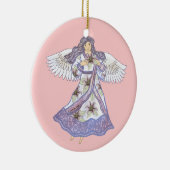 Engel der christlichen Lilie Blume Keramikornament (Rechts)