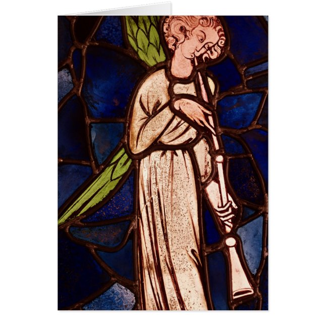 Engel, der eine Trompete, c.1280 spielt (Vorne)