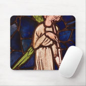 Engel, der eine Trompete, c.1280 spielt Mousepad (Mit Mouse)