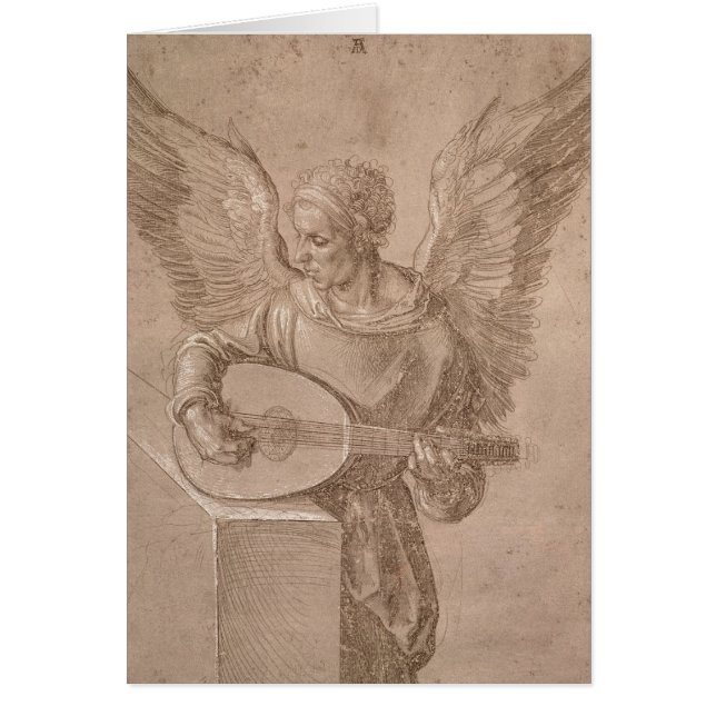 Engel, der einen Dichtungskitt, 1491 spielt (Vorne)