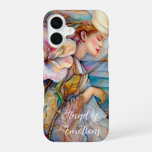 Engel der Emotionen Gelassen iPhone 16 Hülle (Rückseite)