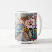 Engel der Emotionen Türkis-Tasse Kaffeetasse (VorderseiteRechts)