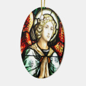 Engel der Gott-Verzierung Keramikornament (Links)