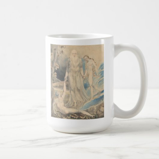 Engel der göttlichen Anwesenheit, die Adam Eve Kaffeetasse (Rechts)