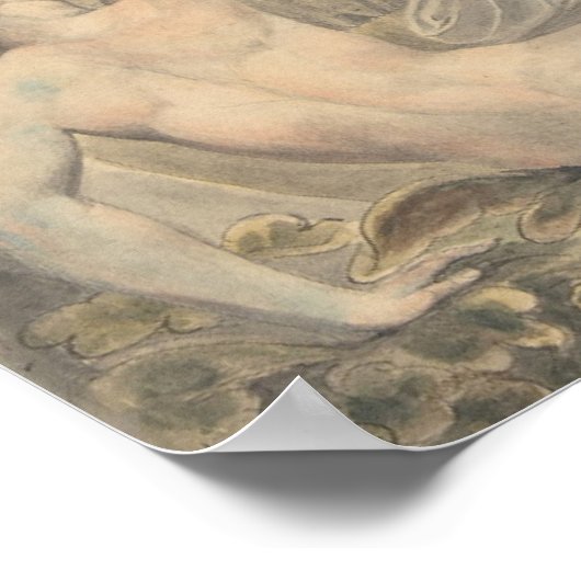 Engel der göttlichen Gegenwart bringt Eva zu Adam Poster (Ecke)