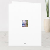 Engel, der Gruß-Karte anstarrt Karte (Rückseite)