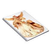 Engel, der Harfe spielt Notizblock (Rechte Seite)