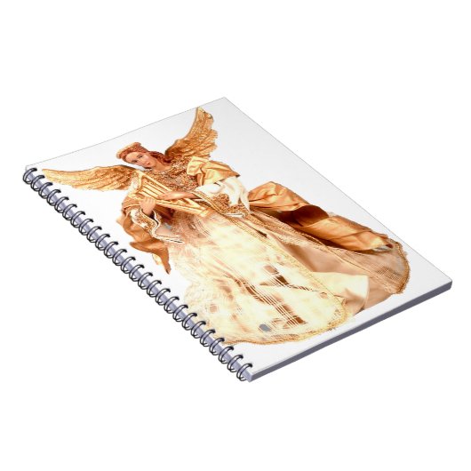 Engel, der Harfe spielt Notizblock (Rechte Seite)