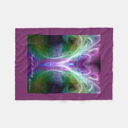 Engel der heilenden Fleece-Decke Fleecedecke (Vorderseite (Horizontal))