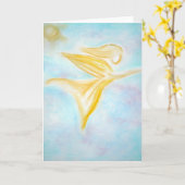 Engel der Heilung Karte (Gelbe Blume)