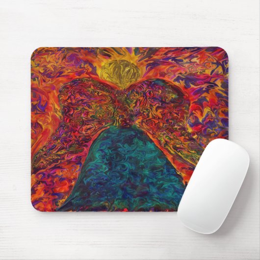 Engel der hellen Mausunterlage Mousepad (Mit Mouse)
