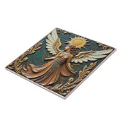 Engel der Herbstsonne Fliese (Seite)