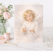 Engel der Hingabe Wasserfarbe Blank Karte