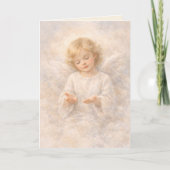 Engel der Hingabe Wasserfarbe Blank Karte (Vorderseite)