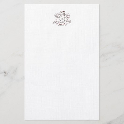 Engel der Liebe Briefpapier (Vorderseite)