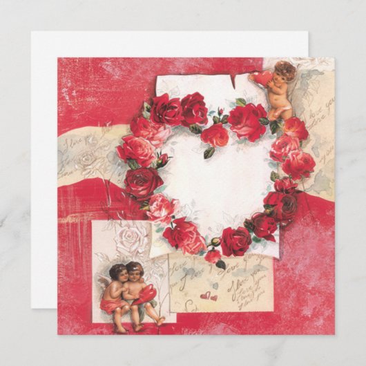 Engel der Liebe Feiertagskarte (Vorne/Hinten)