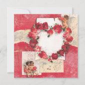 Engel der Liebe Feiertagskarte (Vorderseite)