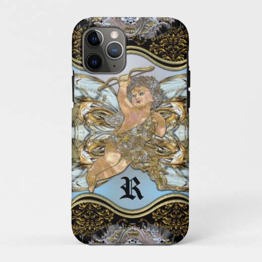 Engel der Liebe Monogramm Delight Case-Mate iPhone Hülle (Rückseite)