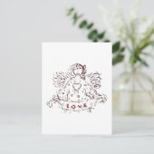 Engel der Liebe Postkarte (Stehend Vorderseite)
