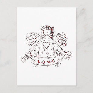 Engel der Liebe Postkarte