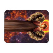 Engel der Liebe und Lichtkunst Magnet (Horizontal)