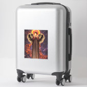 Engel der Liebe und originelle Fantasiekunst Aufkleber (Koffer)