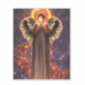 Engel der Liebe und originelle Fantasiekunst Aufkleber (Vorderseite)