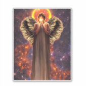 Engel der Liebe und originelle Fantasiekunst Aufkleber (Vorderseite)