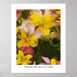 Engel der Morgenzeitung von Linda Becker Poster