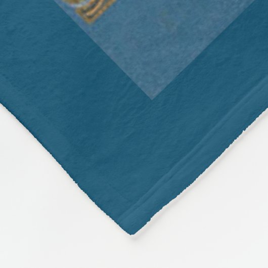 Engel, der Musik auf einer Harfe spielt Fleecedecke (Ecke)