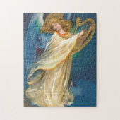 Engel, der Musik auf einer Harfe spielt Puzzle (Vertikal)