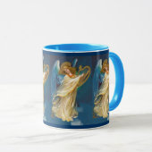 Engel, der Musik auf einer Harfe spielt Tasse (VorderseiteRechts)