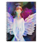 Engel der Ruhe Wasserfarbiges Notebook Notizblock (Vorderseite)