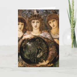 Engel der Schöpfung von William Burne-Jones Feiertagskarte