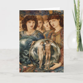 Engel der Schöpfung von William Burne-Jones Feiertagskarte