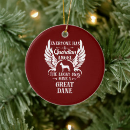 Engel der Schutzhunde für Großes Haustier Keramik Ornament