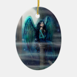 Engel der spirituellen Führung Fantasy-Kunst von M Keramik Ornament