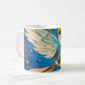Engel der Sterne Kaffeetasse (Vorderseite Links)