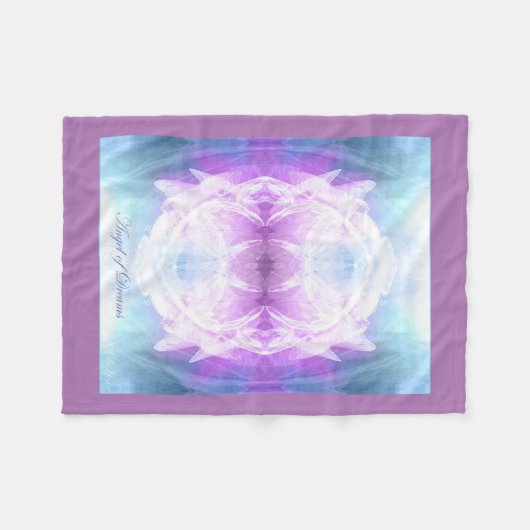Engel der Traum-Fleece-Decke Fleecedecke (Vorderseite (Horizontal))