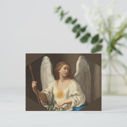 Engel der Tugend CC0881 Elisabetta Sirani Postkarte (Stehend Vorderseite)