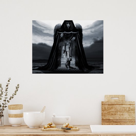 Engel der Unendlichkeit Poster (Küche)