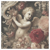 Engel der Unstimmigkeit - Gothic Statement Tile Stoff (Nahaufnahme)