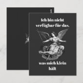 Engel der Unverfügbarkeit Postkarte (Vorne/Hinten)